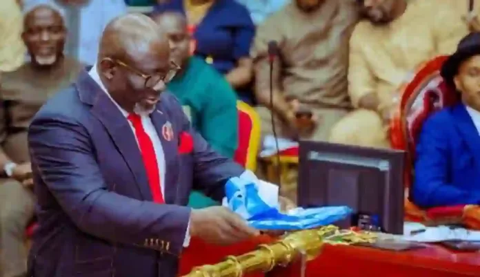 Sheriff Oborevwori presents Budget