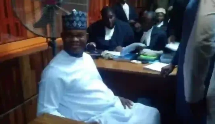 Yahaya Bello in Court