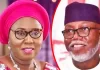 Betty Anyanwu-Akeredolu and Lucky Aiyedatiwa