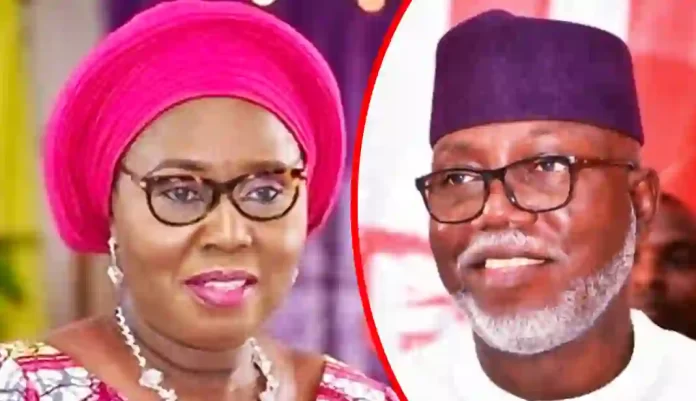 Betty Anyanwu-Akeredolu and Lucky Aiyedatiwa