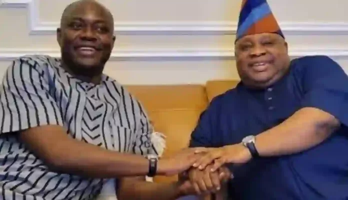 Governor Seyi Makinde and Governor Ademola Adeleke