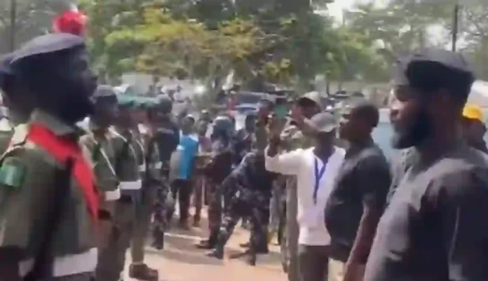 Guard of Honour for Seyi Tinubu