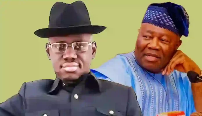 Timi Frank and Godswill Akpabio