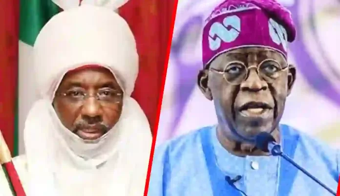 Emir Sanusi Lamido and Bola Tinubu Emir Sanusi Lamido and Bola Tinubu