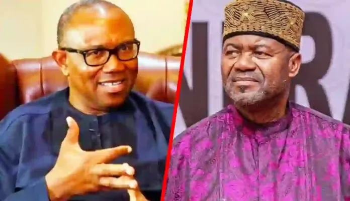 Peter Obi and Senator John Azuta Mbata Peter Obi and Senator John Azuta Mbata