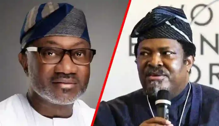 Prince Nduka Obaigbena and Femi Otedola Prince Nduka Obaigbena and Femi Otedola