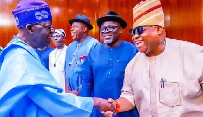 Bola Tinubu and Ademola Adeleke Bola Tinubu and Ademola Adeleke