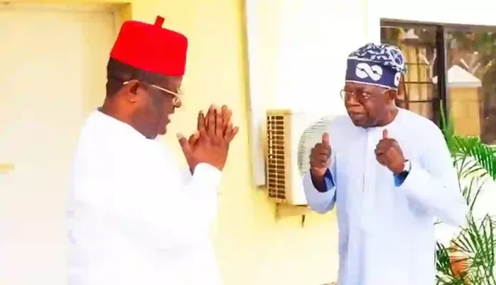 Dave Umahi and Bola Tinubu Dave Umahi and Bola Tinubu