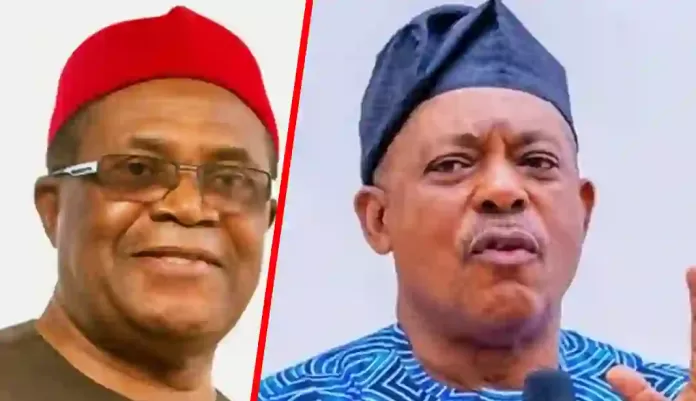 Dr Okwesilieze Nwodo and Prince Uche Secondus Dr Okwesilieze Nwodo and Prince Uche Secondus