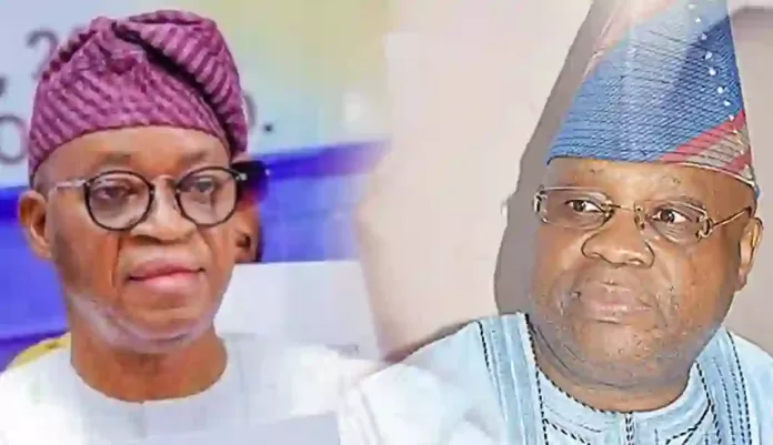 Gboyega Oyetola and Ademola Adeleke Gboyega Oyetola and Ademola Adeleke