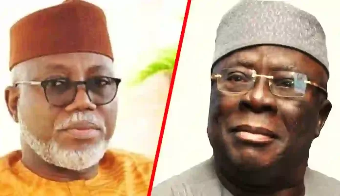 Lucky Aiyedatiwa and Pa Ayo Adebanjo Lucky Aiyedatiwa and Pa Ayo Adebanjo