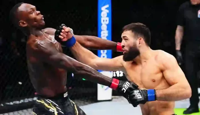 Nassourdine Imavov and Israel Adesanya