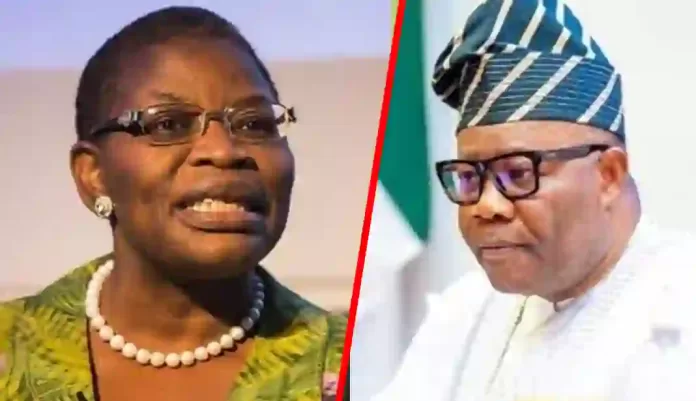 Oby Ezekwesili and Godswill Akpabio Oby Ezekwesili and Godswill Akpabio