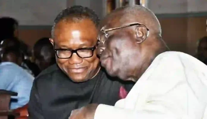 Peter Obi and Pa Ayo Adebanjo Peter Obi and Pa Ayo Adebanjo