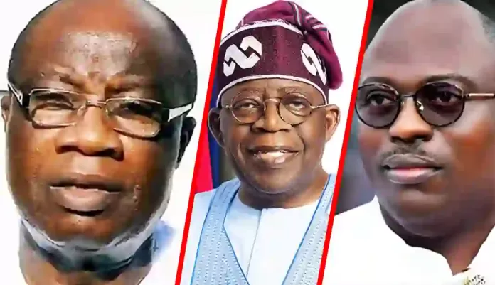 Ada-Geirge abd Bola Tinubu and Simi Fubara Ada-Geirge abd Bola Tinubu and Simi Fubara