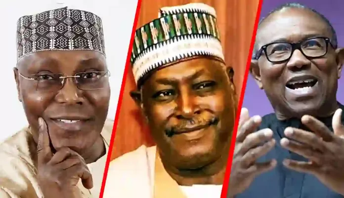 Atiku Abubakar and Babachir Lawal and Peter Obi Atiku Abubakar and Babachir Lawal and Peter Obi