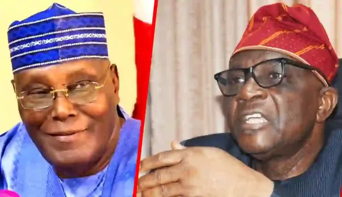 Atiku Abubakar and Bayo Onanuga Atiku Abubakar and Bayo Onanuga