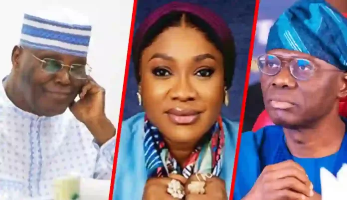 Atiku Abubkar and Aisha and Babajide Sanwo-olu