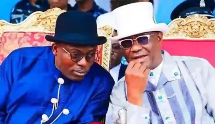 Governor Siminalayi Fubara and Nyesom Wike
