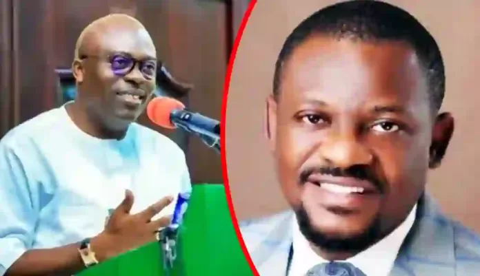 Governor Siminalayi Fubara and Speaker Martin Amaewhule