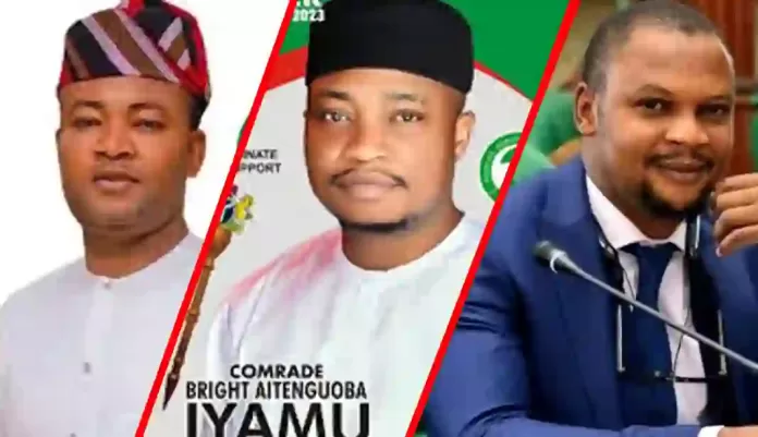 Hon Donald Okogbe and Bright Iyamu and Sunday Ojiezele Hon Donald Okogbe and Bright Iyamu and Sunday Ojiezele