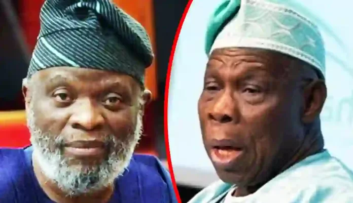 Olusola Adeyeye and Olusegun Obasanjo Olusola Adeyeye and Olusegun Obasanjo