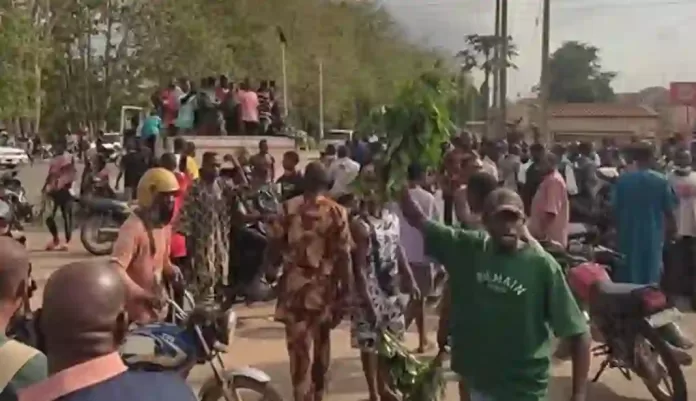 Protesters in Ondo State Protesters in Ondo State