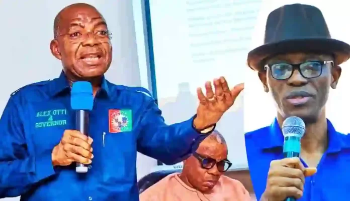 Alex Otti and Julius Abure