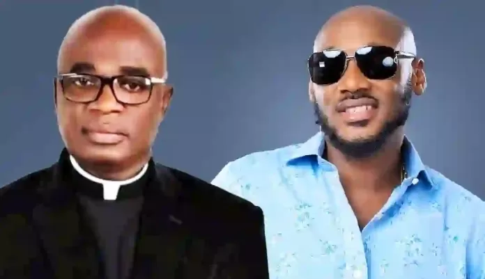 Governor Hyacinth Alia and 2Face Idibia