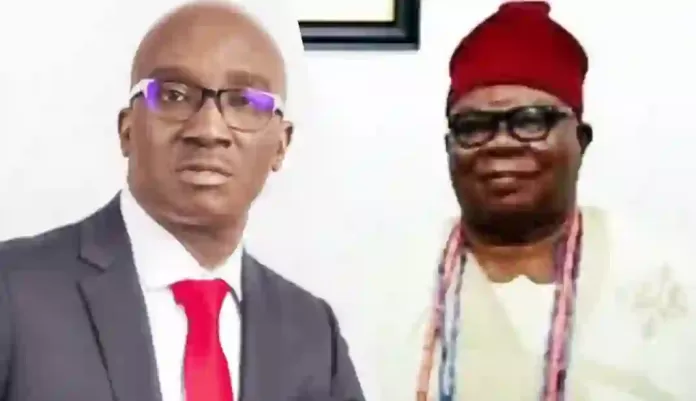 Monday Okpebholo and Okumagbe of Uwano Kingdom Monday Okpebholo and Okumagbe of Uwano Kingdom