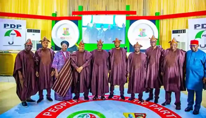 PDP Governors Meeting in Ibadan