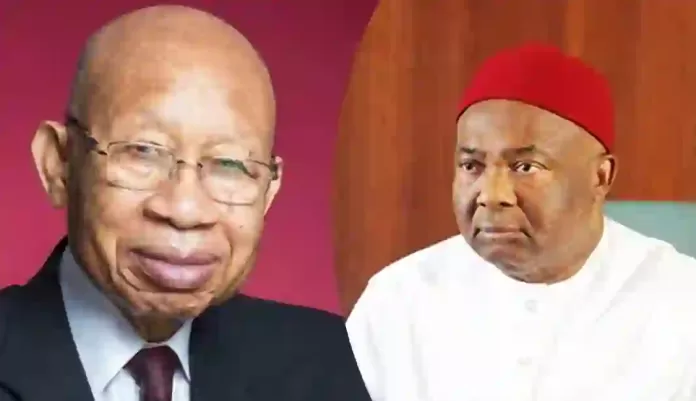 Pascal Dozie and Hope Uzodimma