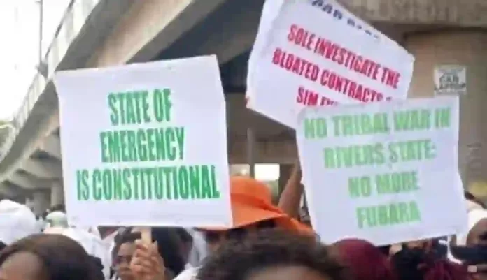 Pro Wike Women Protest in Rivers