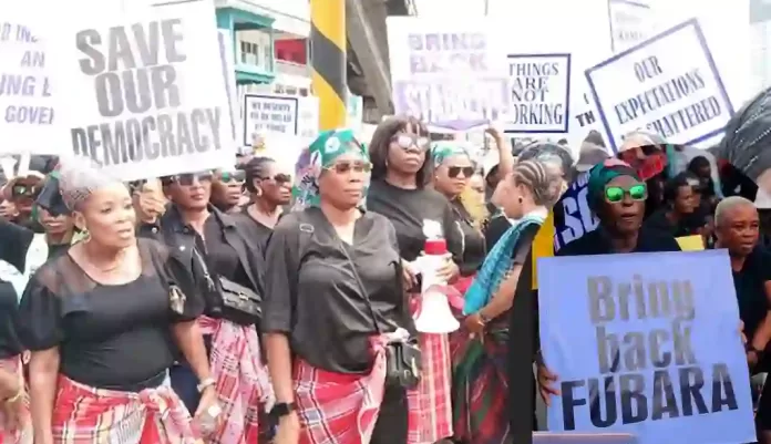 Rivers Women Protest Emergency Rule Rivers Women Protest Emergency Rule