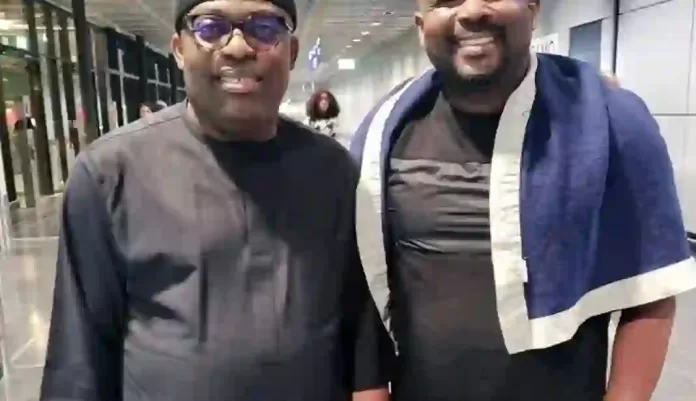 Simi Fubara in Franfurt Airport Germany