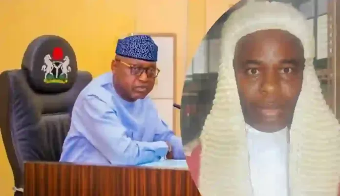 Biodun Oyebanji and Justice Lekan Ogunmoye