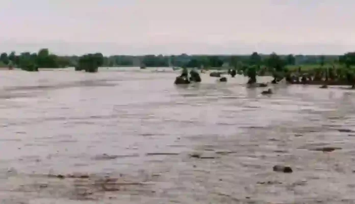 Flood in Mokwa town Niger State