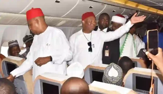 Hope Uzodimma with LG Chairmen Hope Uzodimma with LG Chairmen