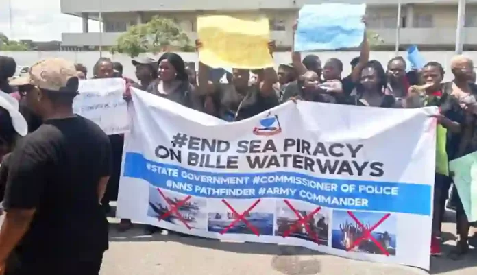 Rivers Women Protest Priracy attack on Students