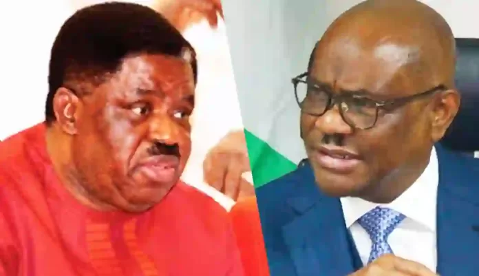 Sam Egwu and Nyesom Wike Sam Egwu and Nyesom Wike
