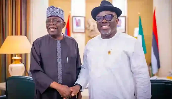 Sheriff Oborevwori and President Baola Tinubu Sheriff Oborevwori and President Baola Tinubu