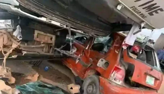 Accident at Soka Junction ibadan