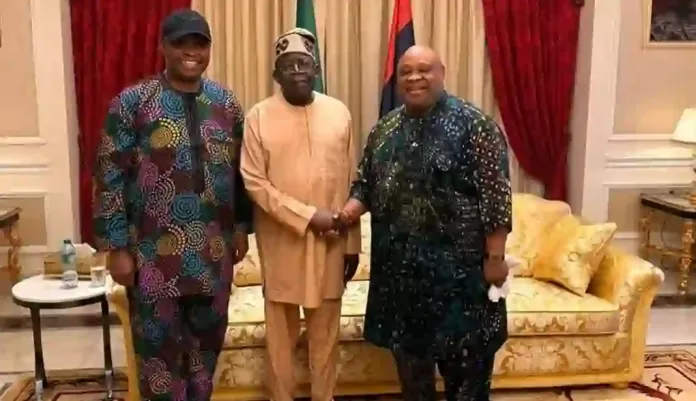 Ademola Adeleke and Bola Tinubu