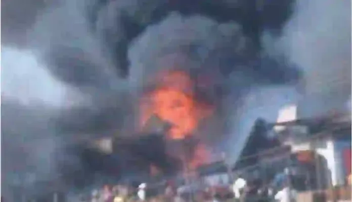An explosion at a metal scrap factory located at Mariri in Kano An explosion at a metal scrap factory located at Mariri in Kano