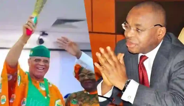 Gov Eno and Udom Emmanuel