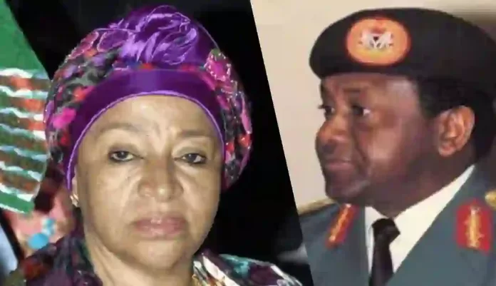 Mariam Abacha and Sani Abacha