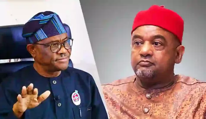 Nyesom Wike and Iliya Damagun