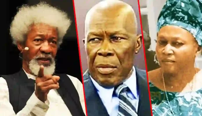 Wole Soyinka and Humphrey Nwosu and Kudirat Abiola
