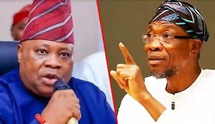 Ademola Adeleke and Rauf Aregbesola
