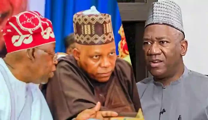 Bola Tinubu and Kashim Shettima and Datti Baba-Ahmed